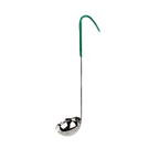 image of Thunder Group SLOL205 Serving Ladle, 4 Oz., One Piece, Color-Coded Vinyl Handle, Green