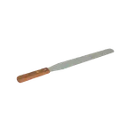 image of Thunder Group SLPSP008 Icing Spatula, 8" Blade, Flexible, Wood Handle