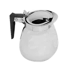 image of Thunder Group SLRCD001 Coffee Decanter, 64 Oz., Open Rimmed, Easy-Grip Handle