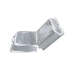 image of Thunder Group SLRCF7100 Dome Cover, Rectangular, Hinged, For Full Size 8 Qt. Chafers