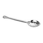 image of Thunder Group SLSBA313 Basting Spoon, 15" L, Perforated, Flat Handle, Stainless Steel