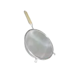 image of Thunder Group SLSTN3406 Strainer, 6" Dia., Double Medium Mesh, Pan Hooks