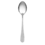 image of Thunder Group SLTE104 Dessert Spoon, 7.17", Simple Line-Trimmed Handle, 18/0 Stainless Steel - Dozen