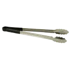 image of Thunder Group SLTG810K Utility Tongs, 10" L, One-Piece, Non-Slip, Black