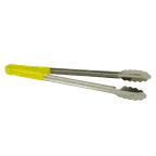 image of Thunder Group SLTG810Y Utility Tongs, 10" L, One-Piece, Non-Slip