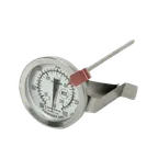 image of Thunder Group SLTHD400 Deep Fry & Candy Thermometer – Steel Dial, 100°F‑400°F (37°C‑204°C), NSF Dishwasher‑Safe