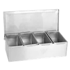 image of Thunder Group SSCD004 Bar Condiment Dispenser, Countertop Design, 4-Compartment
