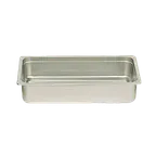 image of Thunder Group STPA2004 Steam Table Pan, Full Size, 4" Deep, Anti-Jam, 18/8 Stainless Steel