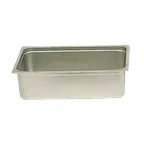 image of Thunder Group STPA2006 Steam Table Pan, Full Size, 6" Deep, Anti-Jam, 18/8 Stainless Steel