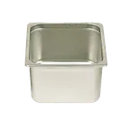 image of Thunder Group STPA2126 Steam Table Pan, 1/2 Size, 6" Deep, Anti-Jam, 18/8 Stainless Steel