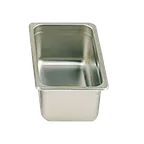 image of Thunder Group STPA2134 Steam Table Pan, 1/3 Size, 4" Deep, Anti-Jam, 18/8 Stainless Steel