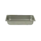 image of Thunder Group STPA2142 Steam Table Pan, 1/4 Size, 2-1/2" Deep, Anti-Jam, 18/8 Stainless Steel