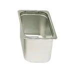 image of Thunder Group STPA2146 Steam Table Pan, 1/4 Size, 6" Deep, Anti-Jam, 18/8 Stainless Steel