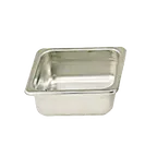 image of Thunder Group STPA2162 Steam Table Pan, 1/6 Size, 2-1/2" Deep, Anti-Jam, 18/8 Stainless Steel