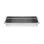 image of Thunder Group STPA3002 Steam Table Pan, Full Size, 2-1/2" Deep, Anti-Jam, 18/8 Stainless Steel