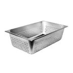 image of Thunder Group STPA3006PF Steam Table Pan, Full Size, Perforated, 6" Deep, 18/8 Stainless Steel