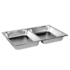 image of Thunder Group STPA3022 Stainless Steel Steam Table Pan – 2‑1/2" Deep, 24‑Gauge 18/8, 18/8 Stainless Steel