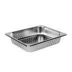 image of Thunder Group STPA3122PF Steam Table Pan, 1/2 Size, Perforated, 2-1/2" Deep, 18/8 Stainless Steel