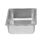image of Thunder Group STPA3124 Steam Table Pan, 1/2 Size, 4" Deep, Anti-Jam, 18/8 Stainless Steel
