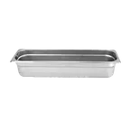 image of Thunder Group STPA3124L Steam Table Pan, 1/2 Size Long, 4" Deep, Anti-Jam, 18/8 Stainless Steel