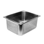 image of Thunder Group STPA3126PF Steam Table Pan, 1/2 Size, Perforated, 6" Deep, 18/8 Stainless Steel