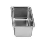 image of Thunder Group STPA3134 Steam Table Pan, 1/3 Size, 4" Deep, Anti-Jam, 18/8 Stainless Steel