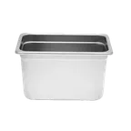image of Thunder Group STPA3146 Steam Table Pan, 1/4 Size, 6" Deep, Anti-Jam, 18/8 Stainless Steel