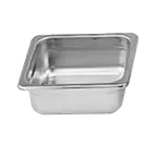 image of Thunder Group STPA3162 Steam Table Pan, 1/6 Size, 2-1/2" Deep, Anti-Jam, 18/8 Stainless Steel