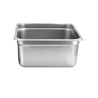 image of Thunder Group STPA3236 Steam Table Pan, 2/3 Size, 6" Deep, Anti-Jam, 18/8 Stainless Steel