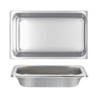 image of Thunder Group STPA4002 Steam Table Pan, Full Size, 2-1/2" Deep, Anti-Jam, 18/8 Stainless Steel