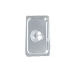 image of Thunder Group STPA5130C Steam Table Pan Cover, 1/3 Size, Solid With Handle, Reinforced Corners