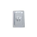 image of Thunder Group STPA5140C Steam Table Pan Cover, 1/4 Size, Solid With Handle, Reinforced Corners