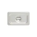 image of Thunder Group STPA5190C Steam Table Pan Cover, 1/9 Size, Solid With Handle, Reinforced Corners