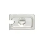 image of Thunder Group STPA5190CS Steam Table Pan Cover, 1/9 Size, Slotted With Handle, Reinforced Corners