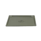 image of Thunder Group STPA5230C Steam Table Pan Cover, 2/3 Size, Solid With Handle, Reinforced Corners