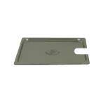 image of Thunder Group STPA5230CS Steam Table Pan Cover, 2/3 Size, Slotted With Handle, Reinforced Corners