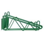 image of Thunder Group WBEP224 Double Wall Bracket, 24"D, Epoxy Coated, Green, NSF