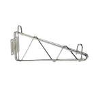 image of Thunder Group WBSV024 Chrome Plated Wall Mount Shelving Bracket, 24"D Single