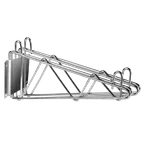 image of Thunder Group WBSV224 Double Wall Bracket, 24"D, Chrome Plated, NSF