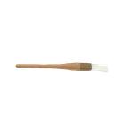 image of Thunder Group WDPB006N Pastry Brush, 1" Round, Sterilized Nylon Bristles, Bound By Brown Plastic Ferrule