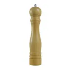 image of Thunder Group WDPM110BR Rubberwood Pepper Mill, 10"H
