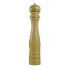 image of Thunder Group WDPM112BR Rubberwood Pepper Mill, 12"H