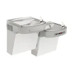 image of Elkay EZOSTL8SC Double Station Bi-Level ADA Water Cooler - Hands-Free, Non-Filtered / Refrigerated