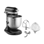 image of KitchenAid KSM8990OB Commercial 8-qt Bowl Lift Stand Mixer, 10-Speed, 1-3/10 hp, Onyx Black 