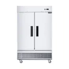 image of Dukers Appliance Co D47ER 48" 2-Solid Door Reach-In Refrigerator, Bottom Mount, 29.51 cu. ft.