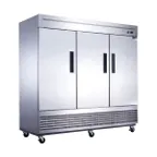 image of Dukers Appliance Co D83R 82" 3-Solid Door Reach-In Refrigerator, Bottom Mount, 64.80 cu. ft.