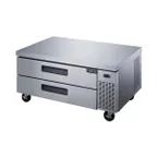 image of Dukers Appliance Co DCB48-D2 48" 2 Drawers Refrigerated Chef Base, All Stainless Steel