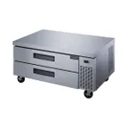 image of Dukers Appliance Co DCB52-D2 52" 2 Drawers Refrigerated Chef Base, All Stainless Steel