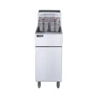 image of Dukers Appliance Co DCF3-LPG Full Pot Floor Model Gas Fryer w/ 40 Lb Capacity, 90.000 BTU