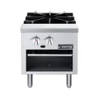 image of Dukers Appliance Co DCSPA1 18" (1) Cast Iron 3-Ring Burner Gas Stock Pot Range, 80.000 BTU